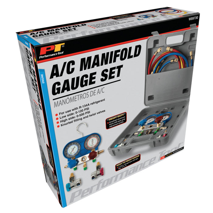 A/C Manifold Test Kit R134