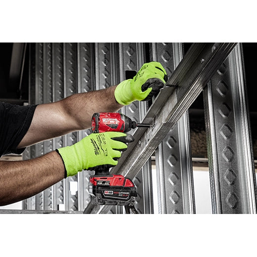 High Visibility Cut Level 3 Polyurethane Dipped - L