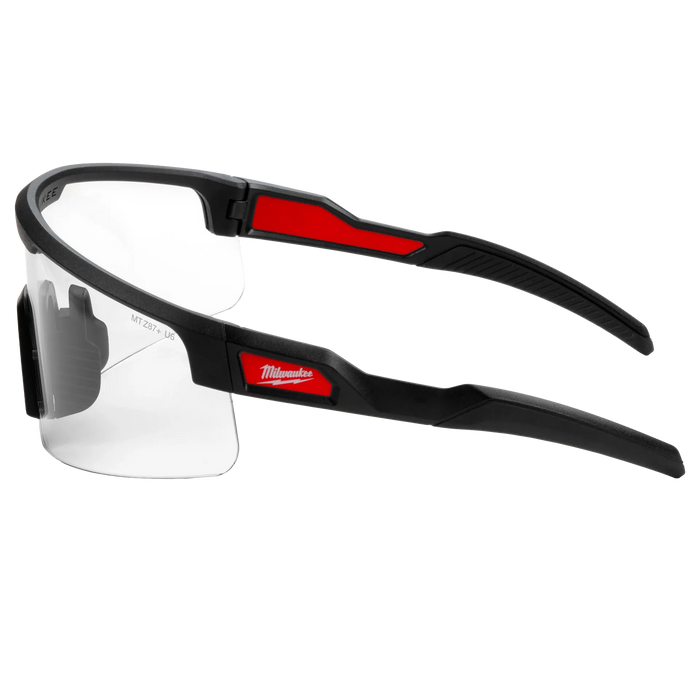 Wrap Around Safety Glasses - Clear Anti-Scratch Lenses