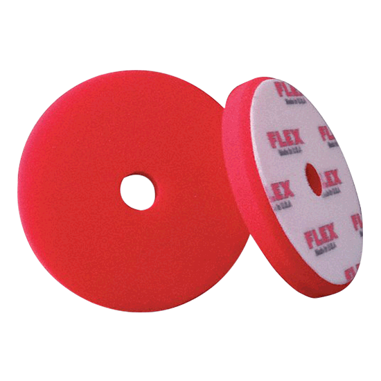 6.5" Thin Red Foam Pad Finishing