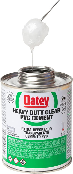 Oatey® Heavy Duty Clear PVC Cement