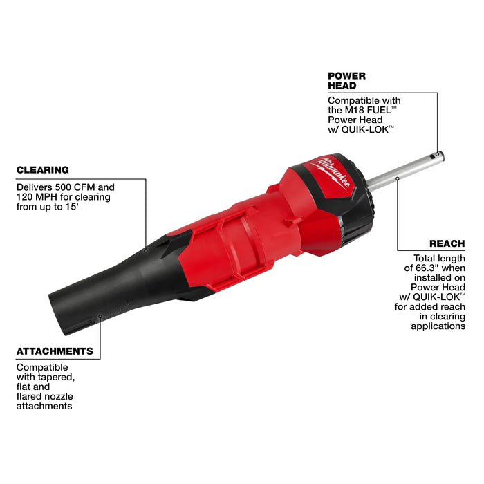 M18 FUEL™ QUIK-LOK™ Blower Attachment