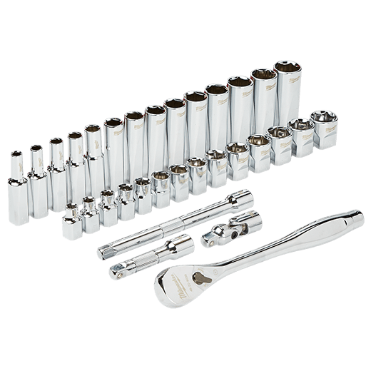 3/8 in. Drive 32 pc. Ratchet & Socket Set - Metric
