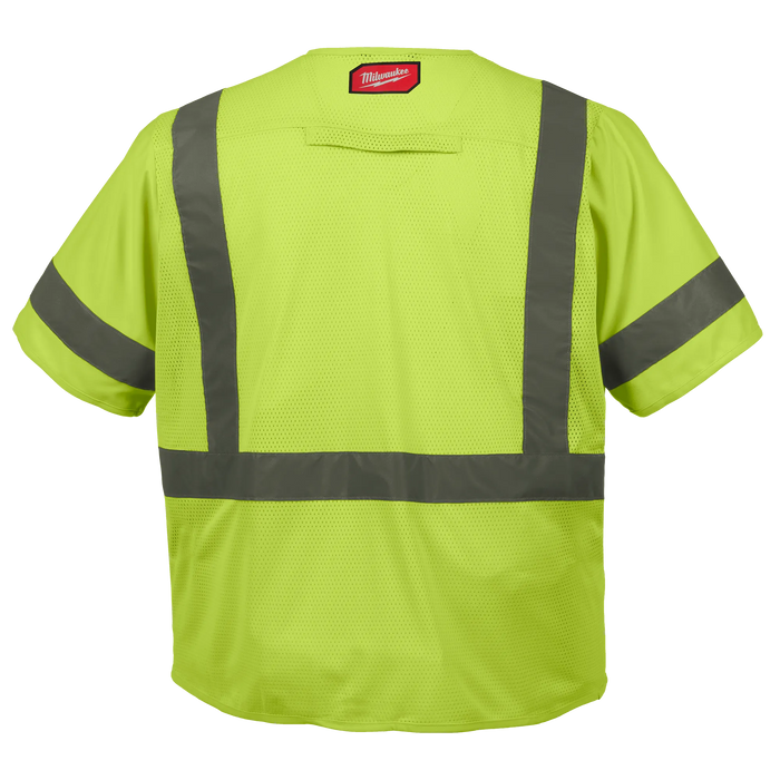 Class 3 High Visibility Yellow Safety Vest - 4XL/5XL