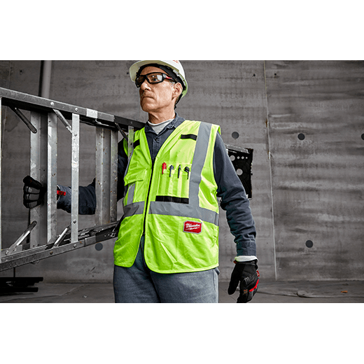 High Visibility Yellow Safety Vest - L/XL