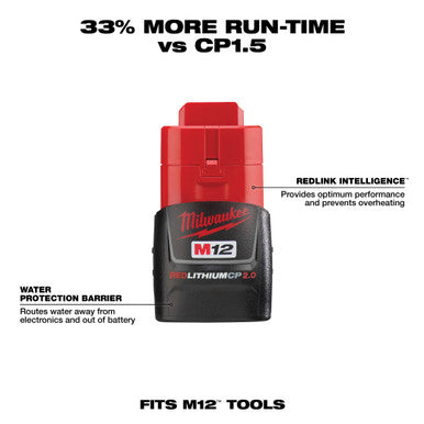 M12™ REDLITHIUM™ 2.0Ah Compact Battery Pack