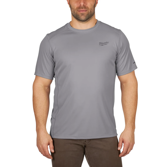 WORKSKIN™ Lightweight Performance Shirt - Short Sleeve Gray 3XLarge
