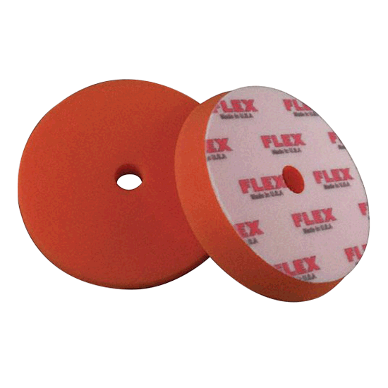 6.5" Thick Orange Foam Pad Cutting