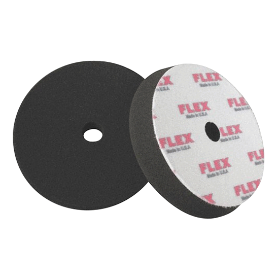 6.5" Thick Black Foam Pad Finishing