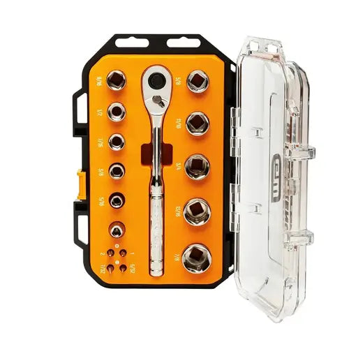 GearWrench 3/8 in. Drive 72-Tooth 6-Point SAE Mechanics Tool Set (16-Piece)