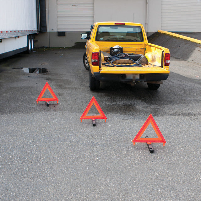 3 pk. Emergency DOT Warning Triangle