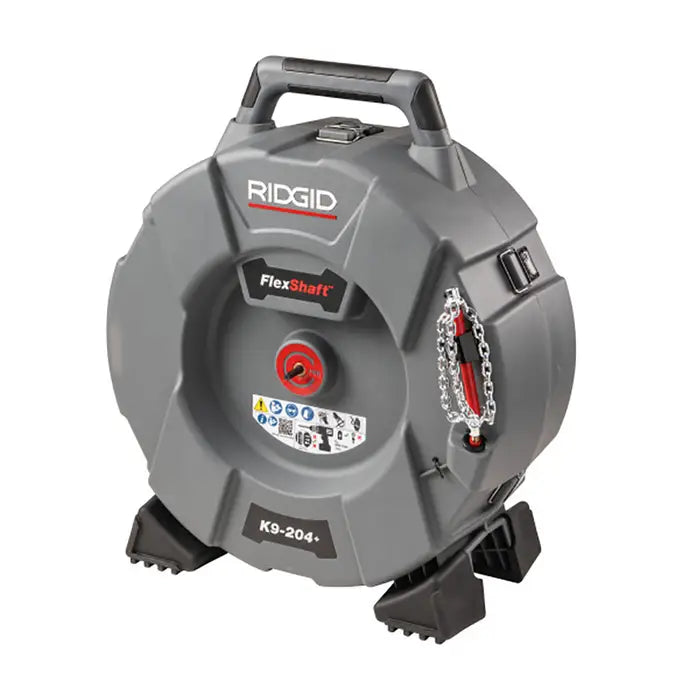 K9-204 Plus FlexShaft Wall-to-Wall Professional Drain Cleaning Machine, 5/16 in. x 70 ft. Designed for 2 in. 4 in. Pipes