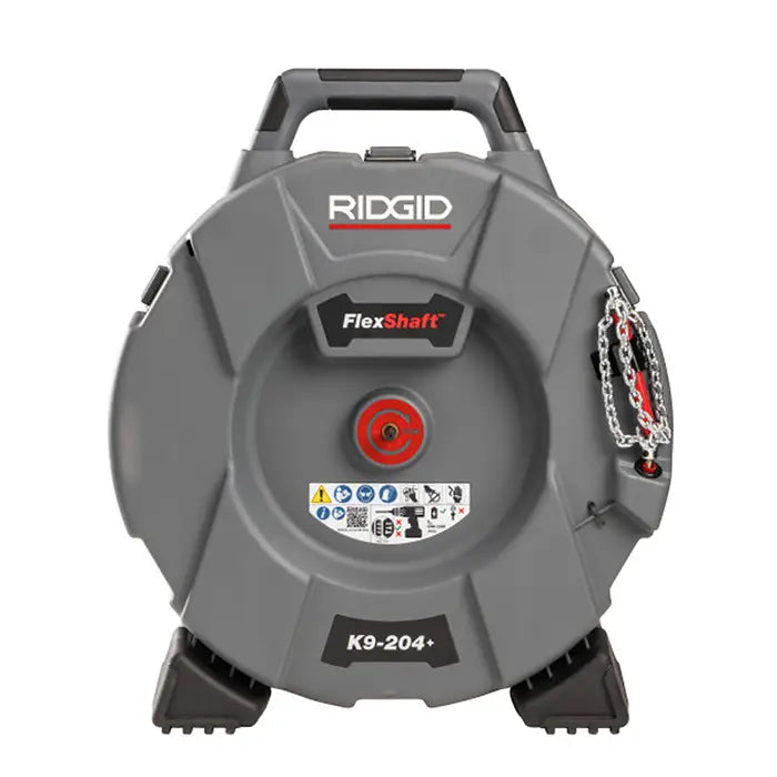 K9-204 Plus FlexShaft Wall-to-Wall Professional Drain Cleaning Machine, 5/16 in. x 70 ft. Designed for 2 in. 4 in. Pipes