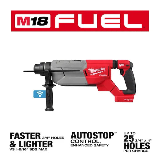 M18 FUEL™ 1-1/4" SDS Plus D-Handle Rotary Hammer w/ ONE-KEY™