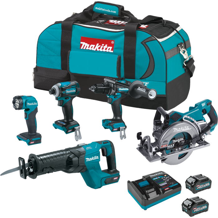 40V max XGT® Brushless Cordless 5‑Pc. Combo Kit (4.0Ah)