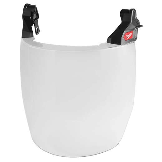 BOLT™ Full Face Shield - Clear Dual Coat Lens (Compatible with Milwaukee® Safety Helmet [No Brim])