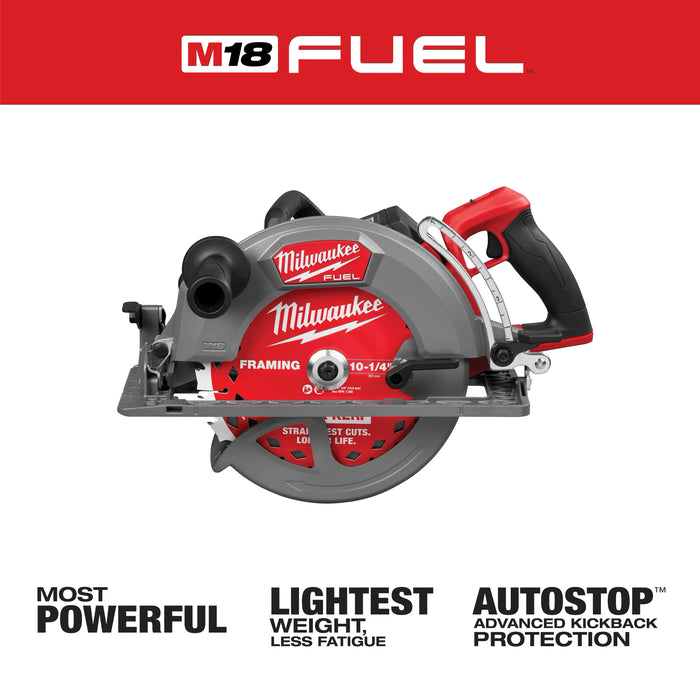 M18 FUEL™ 10-1/4" Rear Handle Circular Saw Kit