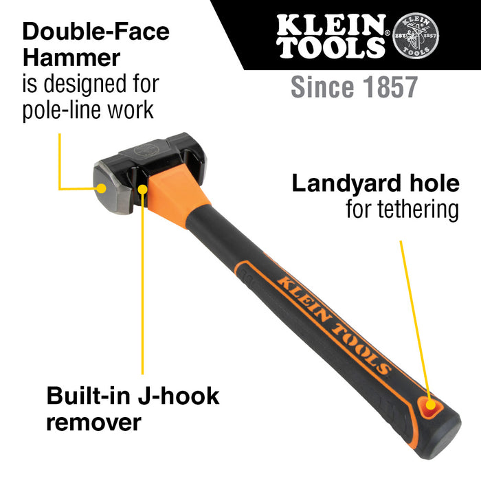 LINEMANS DOUBLE FACE HAMMER