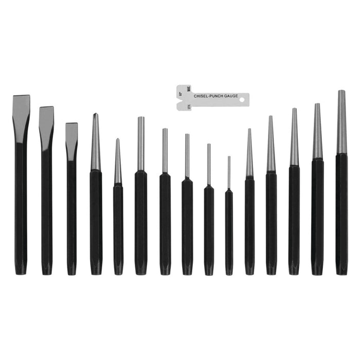 16 pc. Punch and Chisel Set