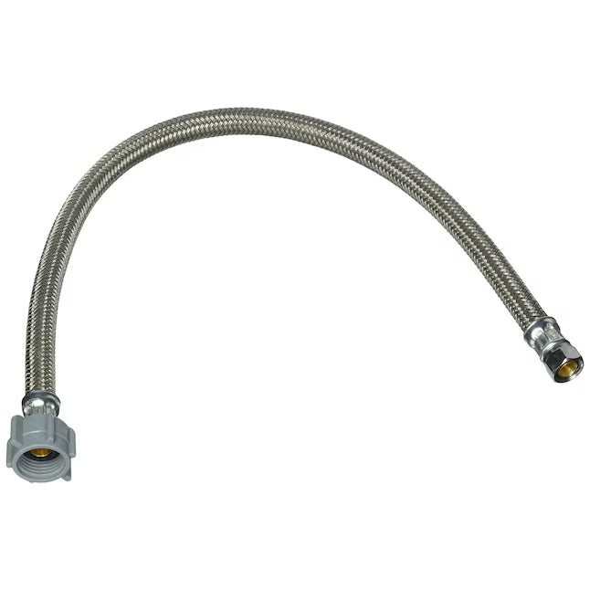 BrassCraft Speedi Plumb Plus 3/8 in. Compression pc X 1/2 in. D FIP 20 in. Polymer Supply Line
