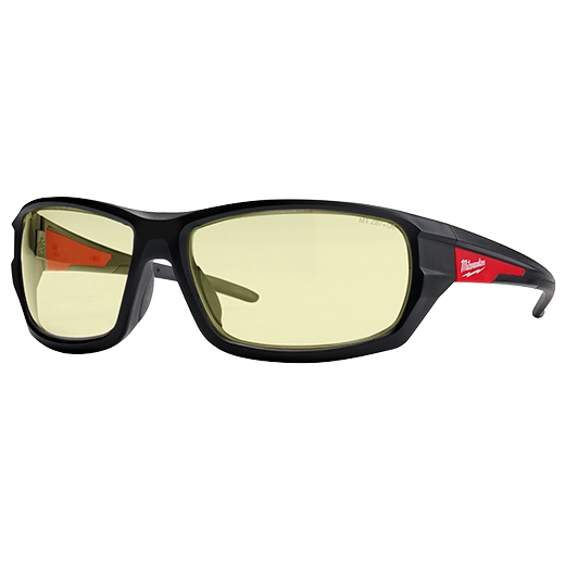 Performance Safety Glasses - Yellow Fog-Free Lenses
