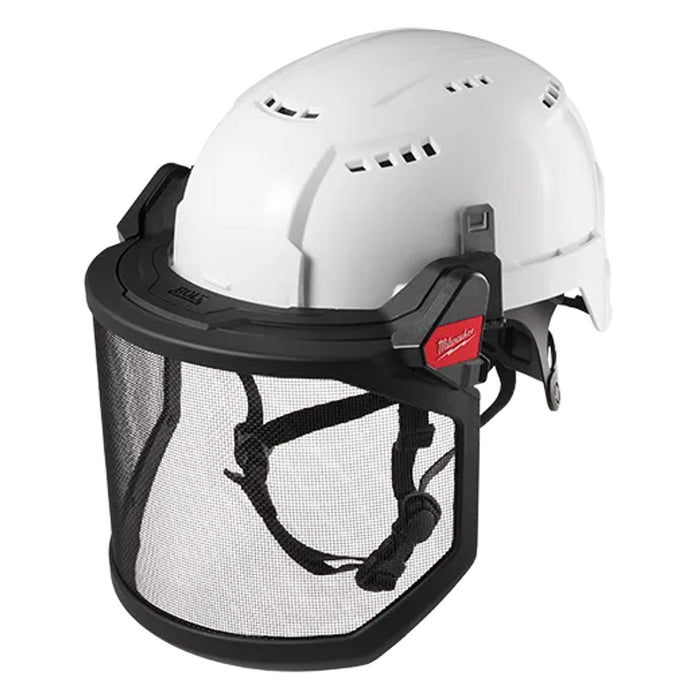 BOLT™ Full Face Shield - Metal Mesh (Compatible with Milwaukee® Safety Helmets & Hard Hats)