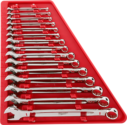 15-Piece Combination Wrench Set - SAE