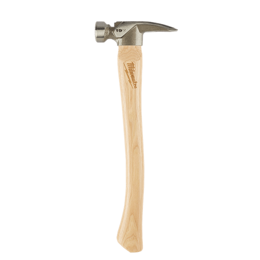 19oz Milled Face Hickory Wood Framing Hammer