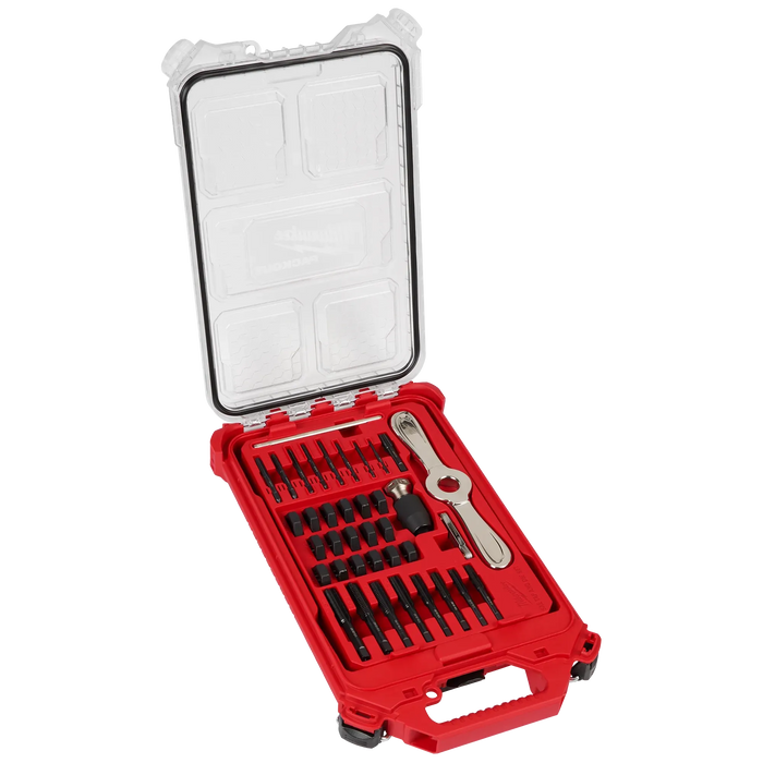 38PC SAE Tap & Die PACKOUT™ Set w/ Hex-LOK™ 2-in-1 Handle