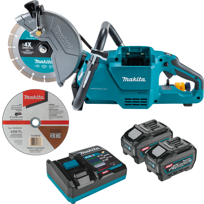 40V max XGT® Brushless Cordless 9" Power Cutter Kit, with AFT®, Electric Brake (5.0 Ah)