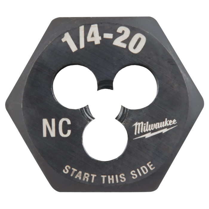 1/4"-20 NC 1-Inch Hex Threading Die