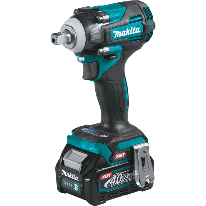 40V max XGT® Brushless Cordless 4‑Speed 1/2" Sq. Drive Impact Wrench Kit w/ Detent Anvil (2.5Ah)