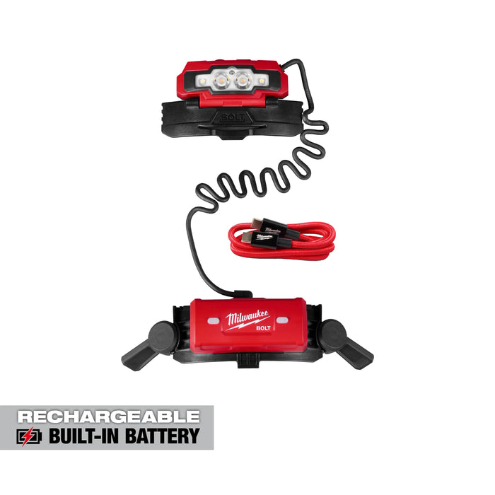MILWAUKEE® BOLT™ Rechargeable Low-Profile Headlamp