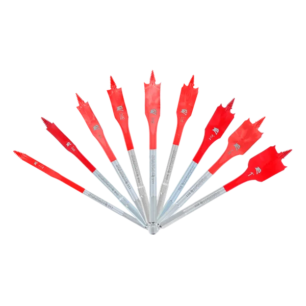 9 pc Spade Bit Set