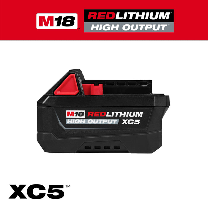 M18™ REDLITHIUM™ HIGH OUTPUT™ XC5™ Battery