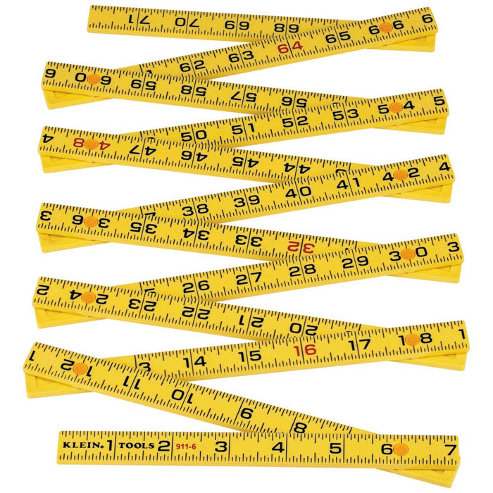 Fiberglass Folding Rule, Outside Reading