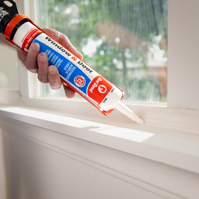 Window & Door Siliconized Acrylic Caulk 10.1 FL. OZ. Cartridge Clear