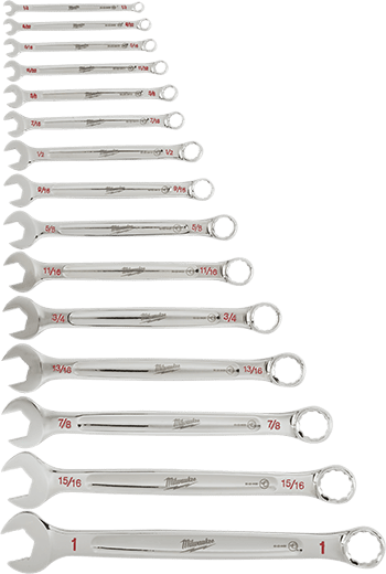 15-Piece Combination Wrench Set - SAE