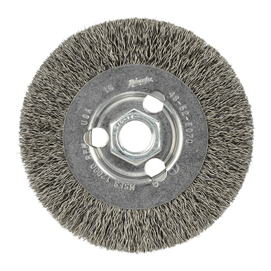 4 in. Stainless Steel Full Cable Twist Knot Wheel