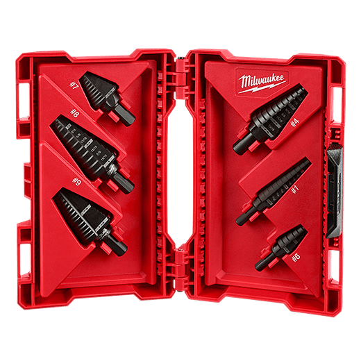 6-Piece Step Drill Bit Set