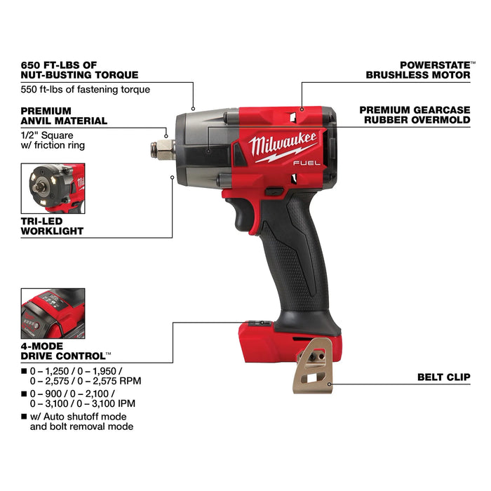 M18 FUEL™ & M12 FUEL™ 2-Tool Combo Kit