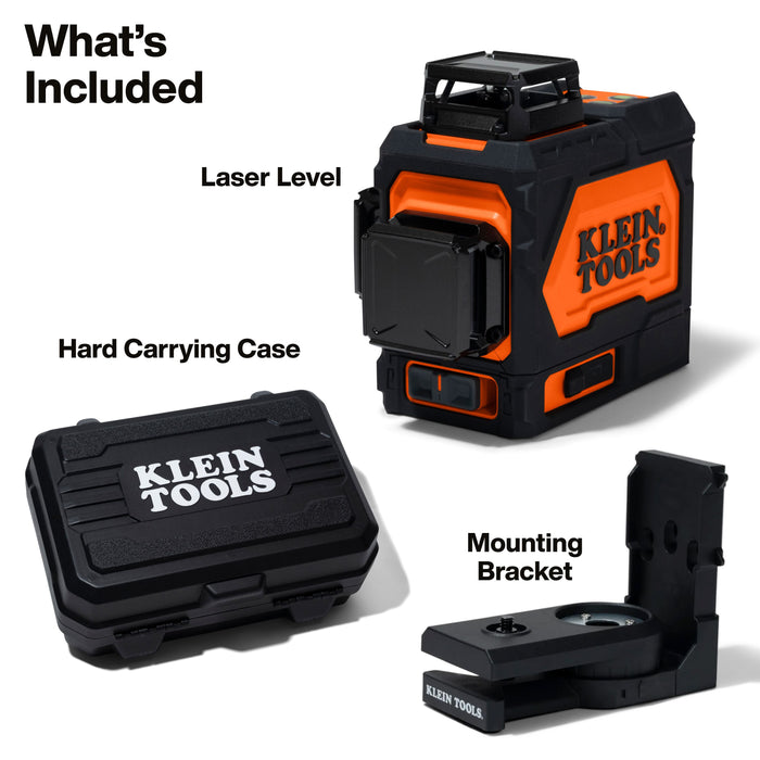 Rechargeable Self Leveling Green Planar Laser Level with Hard Carrying Case