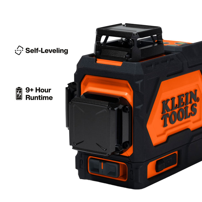 Rechargeable Self Leveling Green Planar Laser Level with Hard Carrying Case