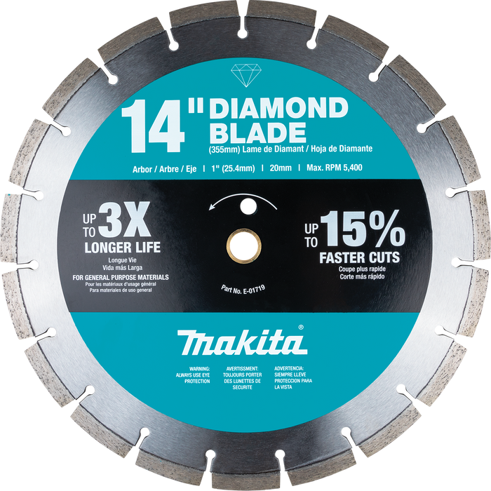 14" Diamond Blade, Segmented, General Purpose