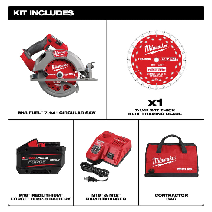 M18 FUEL™ 7-1/4” Circular Saw Kit