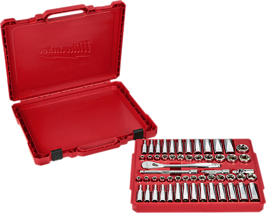 3/8 in. Drive 56 pc. Ratchet & Socket Set - SAE & Metric