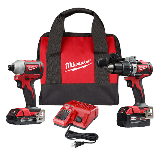 M18™ Brushless Hammer Drill/Impact Combo Kit 2.0,4.0