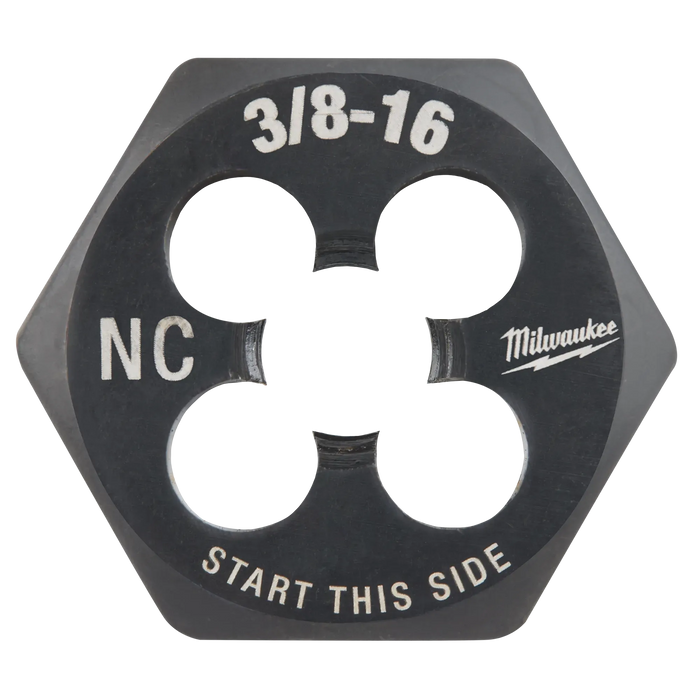 3/8"-16 NC 1-Inch Hex Threading Die