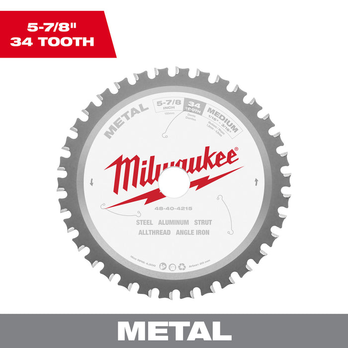 5-7/8 in. Metal Cutting Circular Saw Blade