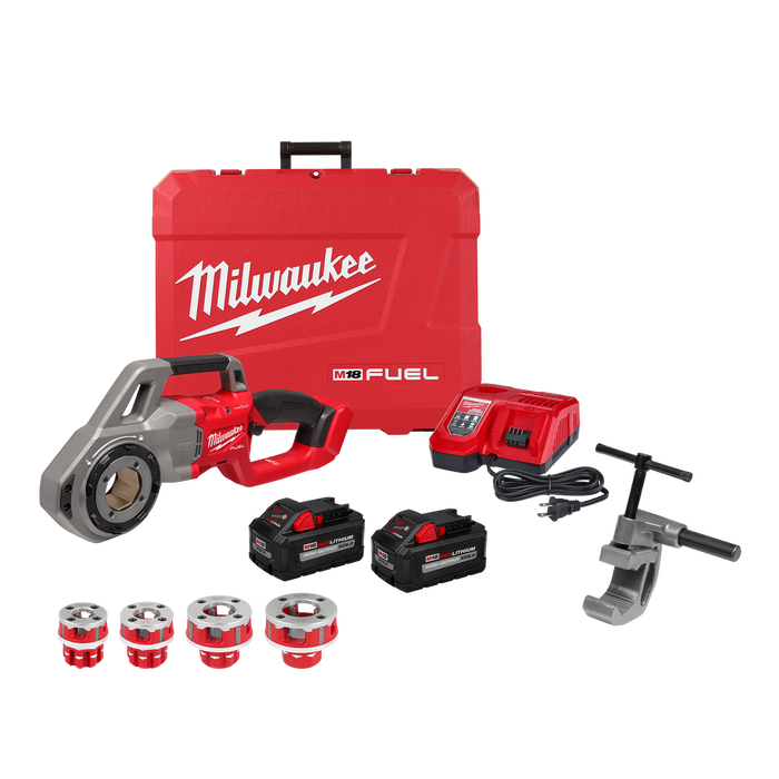 M18 FUEL™ Compact Pipe Threader w/ ONE-KEY™ w/ 1/2" - 1-1/4" Compact NPT Forged Aluminum Die Heads